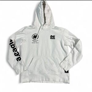 American Eagle white hoodie Size S